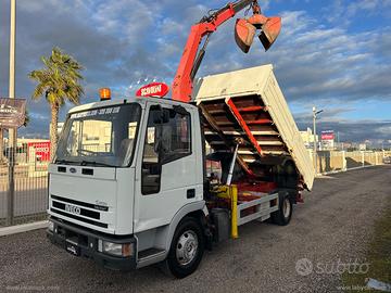 IVECO EUROCARGO TECTOR 75E15 RIBALTABILE CON GRU-P
