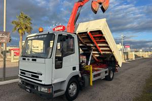 IVECO EUROCARGO TECTOR 75E15 RIBALTABILE CON GRU-P