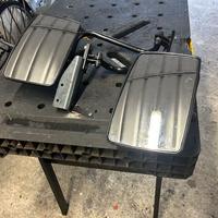 coppia specchi trattori dx e sx con staffa robusta