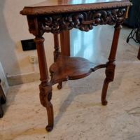 tavolino antico triangolare