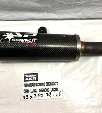 TERMINALE DI SCARICO IN CARBONIO SPARK PER DUCATI