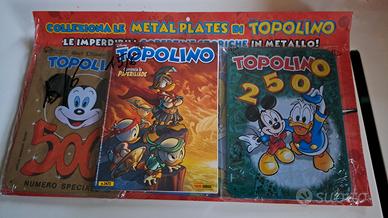 TOPOLINO n. 3.473 CON 3 TARGHE METALLICHE
