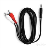 Cavo Adattatore Audio Jack 3.5mm Maschio con 2 RCA