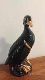 Anatra nera e oro - Ceramica Ronzan 