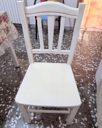 6 sedie in legno