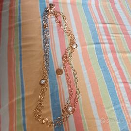 collana alta bigiotteria 2 file