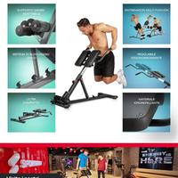 Panca fitness ginnastica polifunzionale 6 in 1