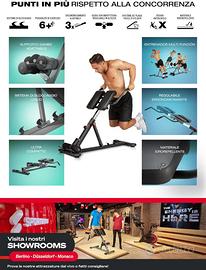 Panca fitness ginnastica polifunzionale 6 in 1