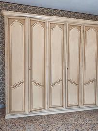 Armadio stile veneziano legno massello