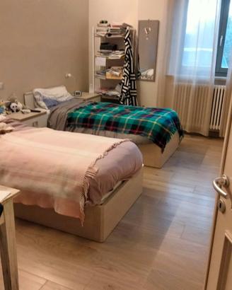 2 letti contenitore singoli come nuovi