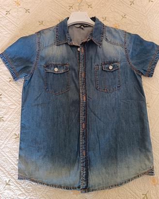 camicia jeans per bambino 10 anni