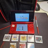 nintendo 3ds +9 giochi+cofanetto star wars +pennin