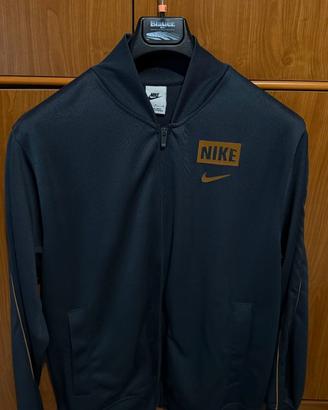 Giacca Nike zip blu uomo M logo grande retro