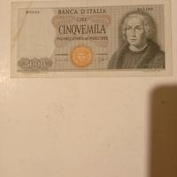 Banconota 5.000 lire Colombo Primo Tipo