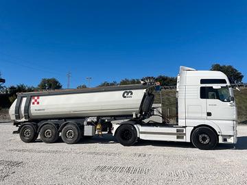 Autocarro MAN 18 480 FT + semirimorchio MENCI