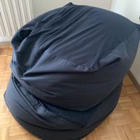 2 pouf MUJI con cover blu originali in buono stato
