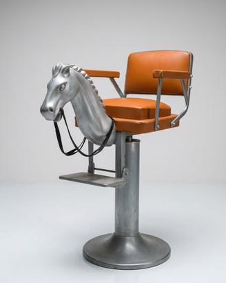 Poltrona barbiere vintage anni 50/60.