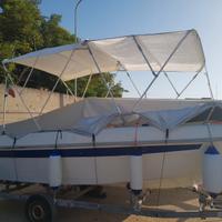 Barca motore carrello
