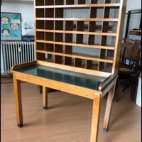 Scrivania casellario vintage anni 60