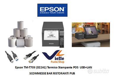 Stampante termica epson tm-t70ii lan/usb