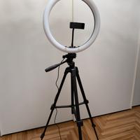 Anello luce - tripode