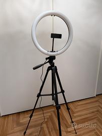 Anello luce - tripode