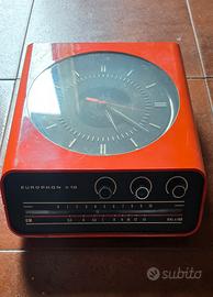 europhon h10 radio orologio space age