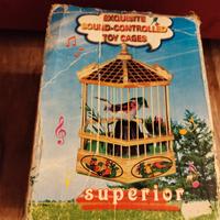 Gabbietta vintage con uccellino sonoro 