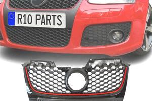 GRIGLIA VOLKSWAGEN VW GOLF 5 LOOK GTI NERA ROSSA