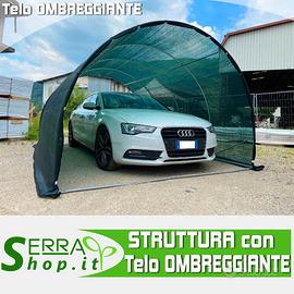 Carport auto 5x3 serra ombreggiante antigrandine