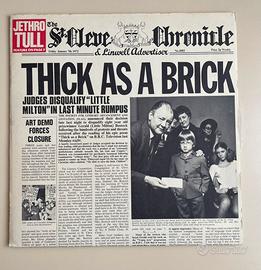 Vinile THICK AS A BRICK dei Jethro Tull 1972