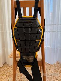 PARASCHIENA SPIDI BACK WARRIOR NERO GIALLO