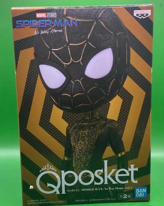 Marvel Spiderman Black Qposket Figure Ver. A