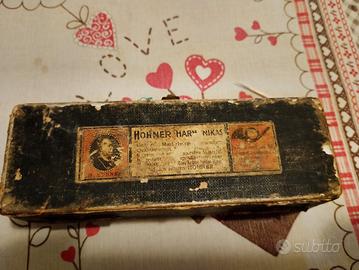 Armonica a bocca con scatola 