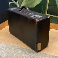 Valigia vintage in pelle