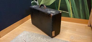 Valigia vintage in pelle