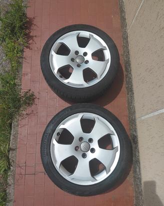 2 cerchi e gomme Uniroyal rainsport 225/45 r17 91y