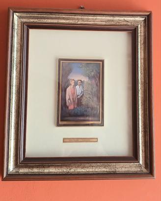 dipinto Domenico Purificato 33x38