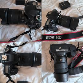 Canon EOS 80D + Obiettivo 18-135mm IS USM + Access