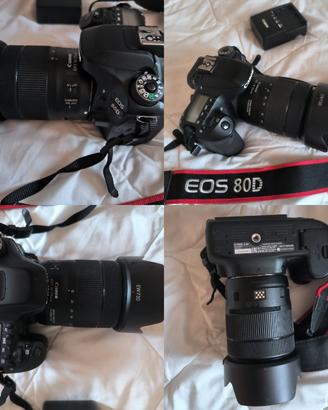 Canon EOS 80D + Obiettivo 18-135mm IS USM + Access