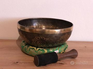 Campana Tibetana Rituale 7 Metalli 7 Chakra 25 cm