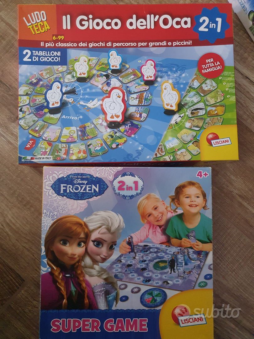 Lisciani Giochi Super Game, Gioco Dell'Oca di Frozen