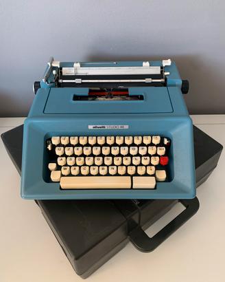 Macchina da scrivere Olivetti Studio 46 vintage