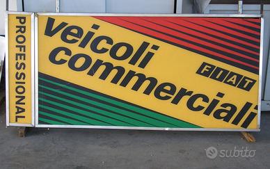 insegna bifacciale FIAT anni 80