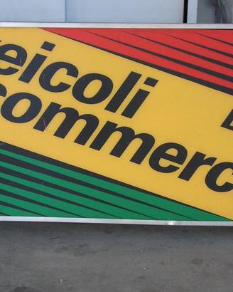 insegna bifacciale FIAT anni 80