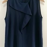 Canotta blu Zara Basic