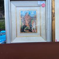 quadro omaggio a Ligabue 