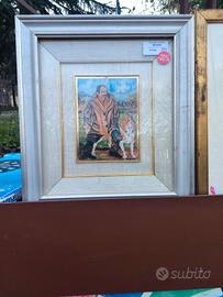 quadro omaggio a Ligabue 