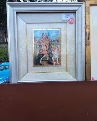 quadro omaggio a Ligabue 