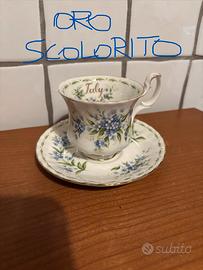 Tazza luglio Royal Albert scolorita